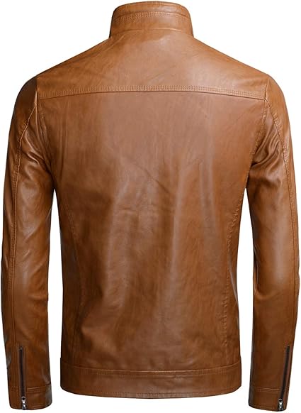 Brown Leather Jacket Brown Leather Jacket - Image 2