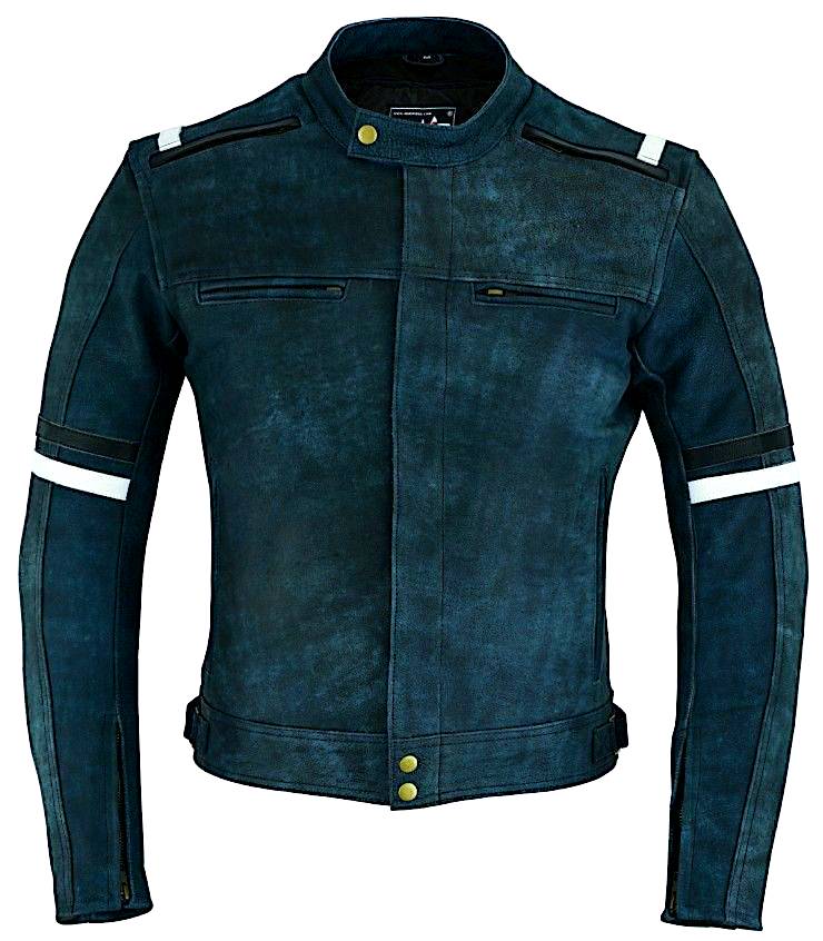 Blue Leather Jacket Blue Leather Jacket