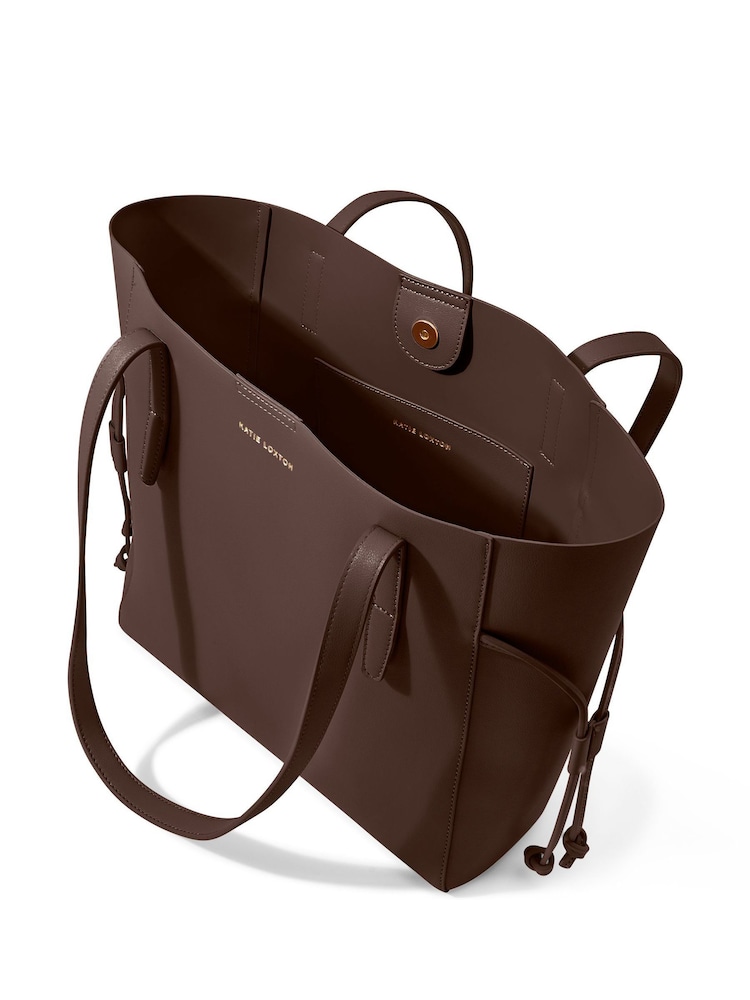 H42554s3 Chocolate Brown Ladies Bag - Image 3