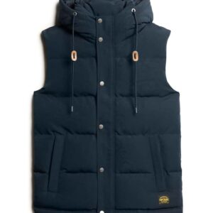 Sleevless Blue Bubble Jacket