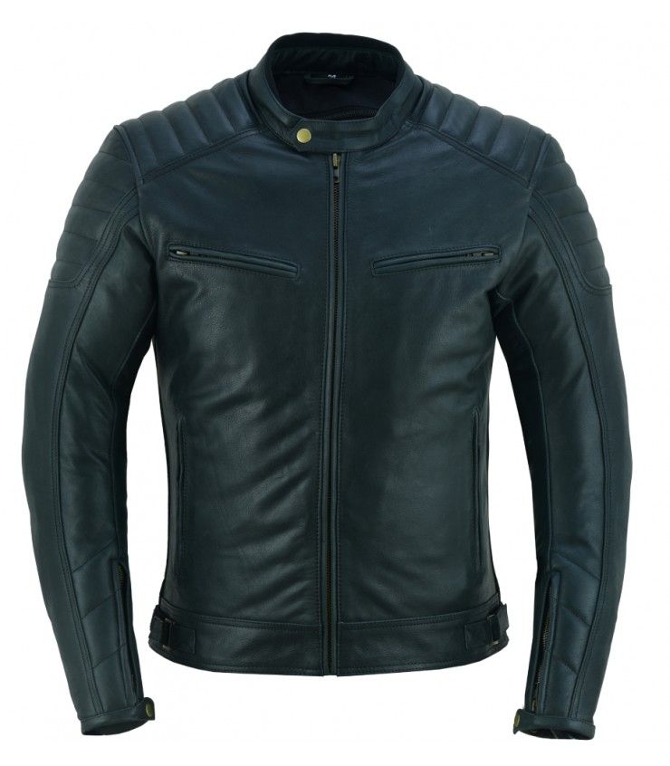 Deep Blue Leather Jacket Deep Blue Leather Jacket