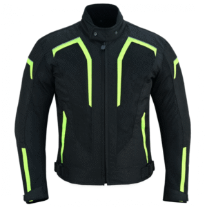 Motorbike Suite Black with green combo